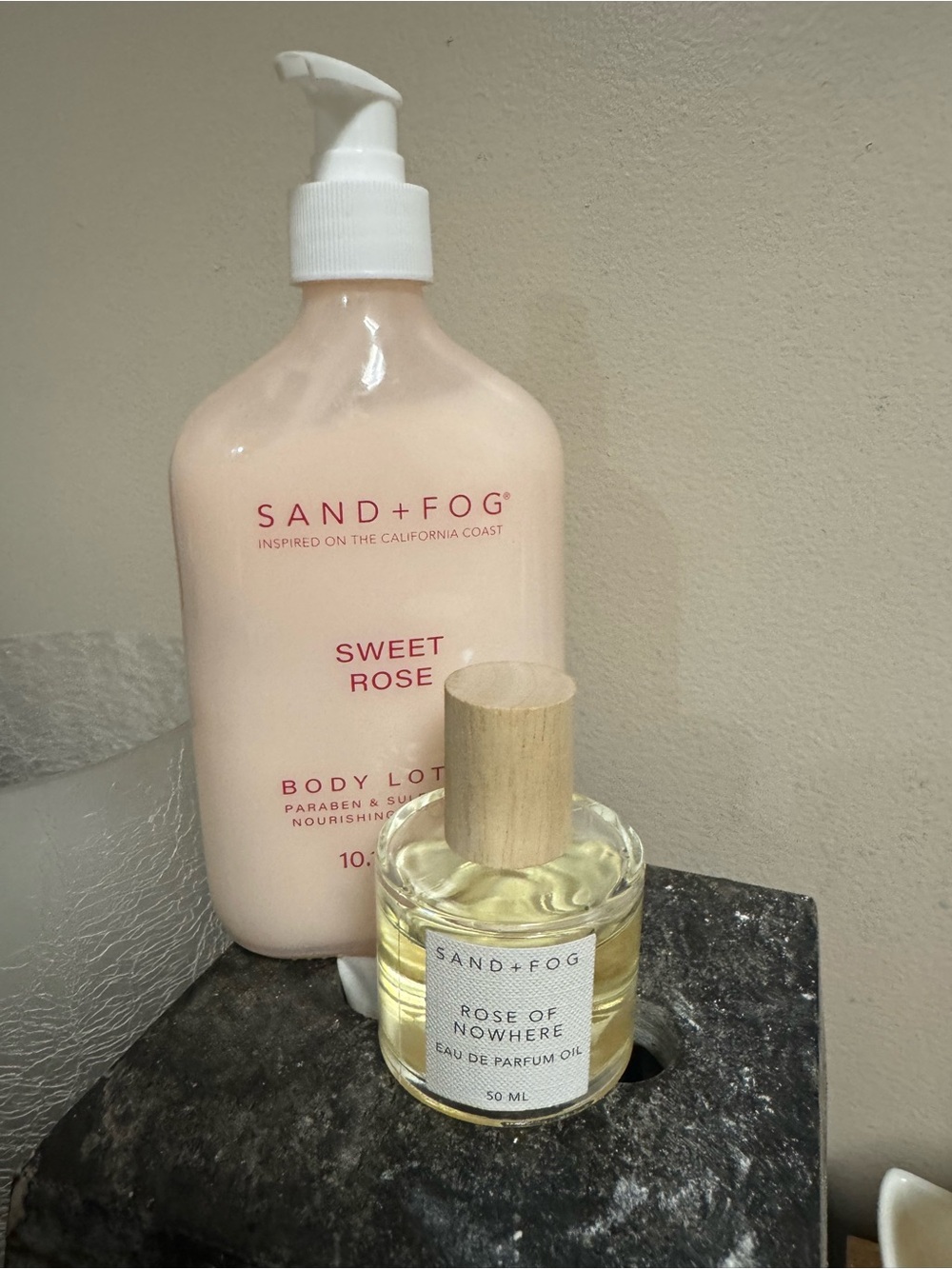 SAND+FOG Sweet Rose Body Lotion - Soft Pink